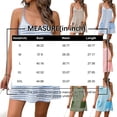 thumbnail image 4 of UDAUDU Women's Romper Dress Athletic with Built in Shorts Underneath Striped Cami Sundress with Pockets Summer Set One Piece Outfits Light Blue L, 4 of 7