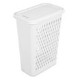 thumbnail image 1 of Sterilite Slim Laundry Hamper - White, 1 of 9