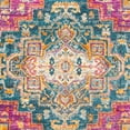 thumbnail image 5 of SAFAVIEH Madison Nikeisha Floral Area Rug, Blue/Multi, 6'7" x 6'7" Round, 5 of 6