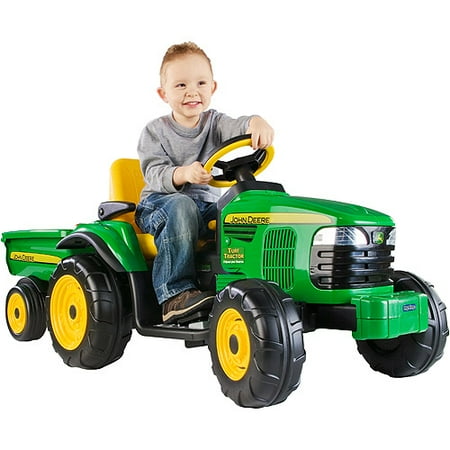 John Deere Turf Tractor Battery Ed Ride On With Trailer John Deere Turf Tractor Battery Ed Ride On With Trailer