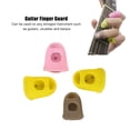 thumbnail image 4 of Guitar Fingertip Protector, Easy Use 4Pcs Wear  Soft Guitar Finger Guard  For Ukulele, 4 of 8