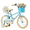 Blue, variant on 12 Inch Kids Bike for Boys & Girls Ages 3-12, Kids Bicycle with Training Wheels, Basket, Streamers & Doll Seat, Dual Brake Children Bike,Purple