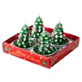 thumbnail image 4 of Hot Sale！4Pcs Christmas Candles,White Tea Lights Candles,Santa Claus Christmas Tree Snowman Elk Pinecone House Candles Gifts for Christmas Decor Home Decor Party Bedroom Room Table Decorations, 4 of 6
