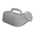 thumbnail image 3 of Botella de orina para orinal masculino,Orinal masculino,botella de orina,portátil,ligero,Orinal para hombres con asa para tapa,para acampar,viajar,personas mayores,Orinal de viaje para 2 piezas, 3 of 8