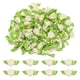 thumbnail image 1 of Uxcell 100 Pcs Mini Rosas de Cinta Flores Lazos para Manualidades, Adorno Aplicado Pequeño de 15mm/0.6" para Decoración de Boda Cumpleaños Festival, Beige, 1 of 7