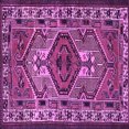 thumbnail image 1 of Ahgly Company Indoor Square Persian Purple Traditional Area Rugs, 5' Square, 1 of 4