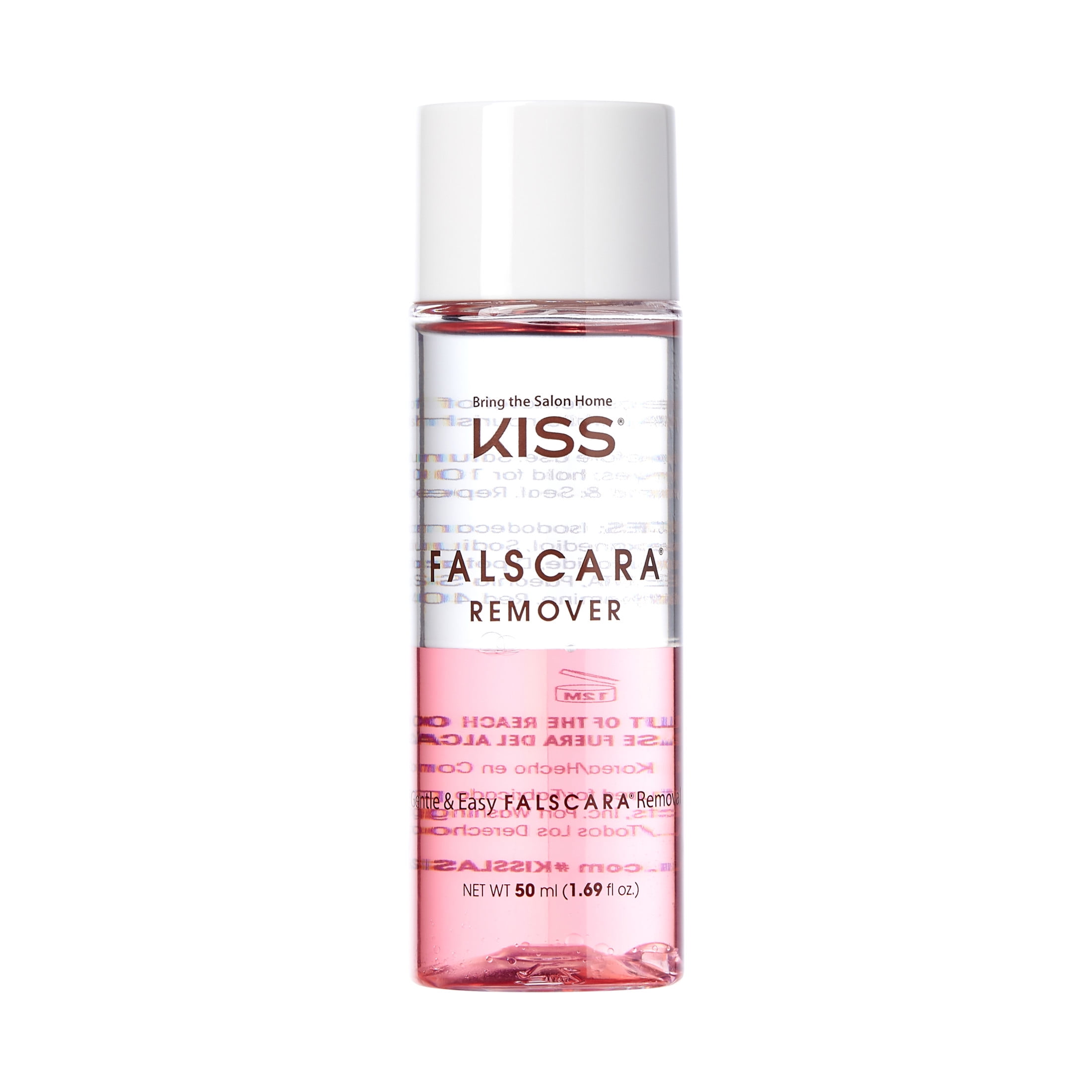 Kiss Falscara False Eyelashes Remover, Rosewater Infused, 50 ml (1.69 fl. oz.)