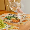 thumbnail image 5 of AUQ Pumpkins Maple Leaves Fall Placemats,12X16 Inch Seasonal Autumn Thanksgiving Table Mats for Party Kitchen Dining Decoration Thanksgiving Placemats, 5 of 7