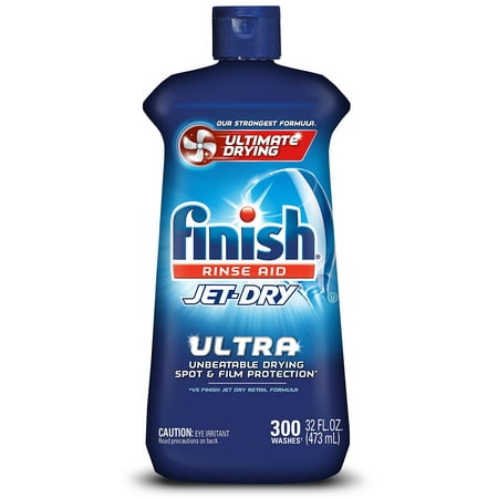 Item Finish Jet-Dry Ultra Rinse Aid Dishwasher Rinse Agent & Drying Agent (32 (Best Rinse Agent For Dishwasher)