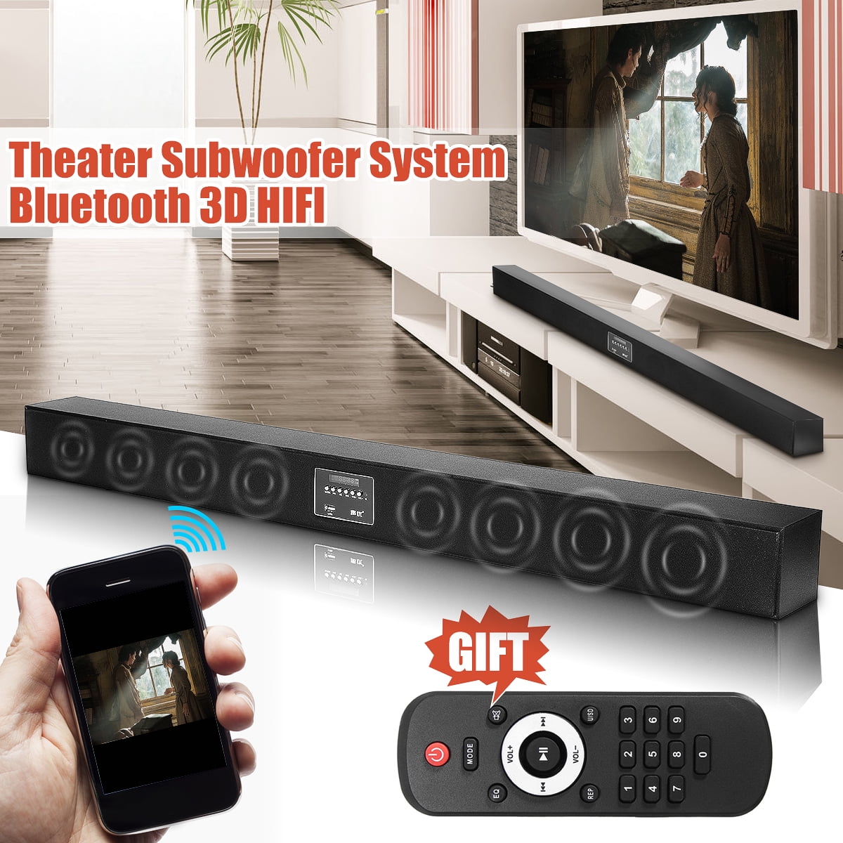 walmart tv speaker bar