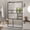 Black, variant on Modern Walk-in Shower Wall with Clear 0.2" Thick Safety Glass, 31.5x76.8 Inches Adjustable Aluminum Frame for Easy Clean Bathroom Partition