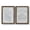 Barnwood Walnut, variant on Subtle Transitions I - Premium Framed Canvas 2 Piece Set - Ready to Hang
