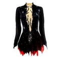 thumbnail image 2 of Vestido de patinaje sobre hielo Sunnimix para niñas y mujeres 160, 2 of 8