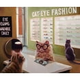 thumbnail image 2 of Heffernan, Lucia 14x12 White Modern Wood Framed Museum Art Print Titled - Feline Optical, 2 of 4