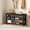 Black-19, variant on Simenmax 3-Tier Bamboo Shoe Rack Bench, 19.7'' Storage Organizer, Entryway Bench with Shoe Storage, Black Finish for Bedroom Living Room Balcony