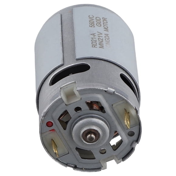 Motor CC de Alta Velocidad de 550 21 V y 21 000 RPM: Minimotor Potente para Entusiastas del Bricolaje, Ideal para Diversas Aplicaciones