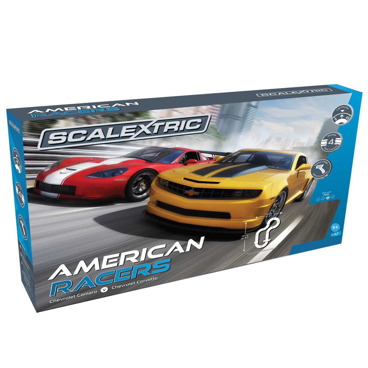 American Racers 132 Slot Car Race Track
