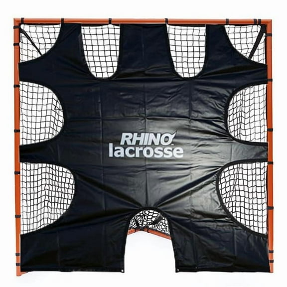 Lacrosse Goal Target, Black & Orange