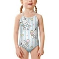 thumbnail image 2 of Pochacco Girls One Piece Swimsuits Hawaiian Summer Swimwear Beach Bathing Suit Outfits, 2 of 6