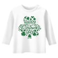 thumbnail image 4 of Boys St Patricks Day Shirt St Patricks Day Shirt Long Sleeve Shirts for Boys Green Clover Heart Irish Shirt Sweatshirts for Girls Tee Clothes for Children, 4 of 4
