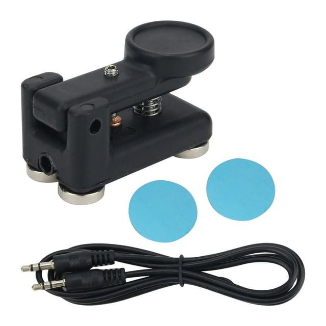 BELOVING Manual Morse Code Radio Key CW Keyer for Radio Experiment Potable Classical Lightweight Sturdy Compact Telegraph Key