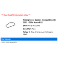 thumbnail image 2 of Timing Cover Gasket - Compatible with 2002 - 2006 Acura RSX 2003 2004 2005, 2 of 2