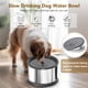 thumbnail image 3 of Cuenco de agua para perros UPSKY de acero inoxidable, 4,5 L, a prueba de derrames, gris, 3 of 7
