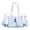 Blue, variant on ShunXiQin Clear Tote Bags for Women with Adjustable Straps Crossbody Bag Handbag Purse for Travel Work Sport