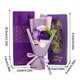 thumbnail image 4 of Flores artificiales, flores falsas, flores artificiales, juego de regalo para mujer, ramo de imitación, clavel, rosa, ramo de flores de jabón, caja de regalo, regalo de San Valentín, regalo de activid, 4 of 9