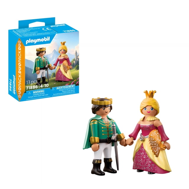 Playmobil Duo Pack Príncipe y Princesa 71886 Set de Juguete