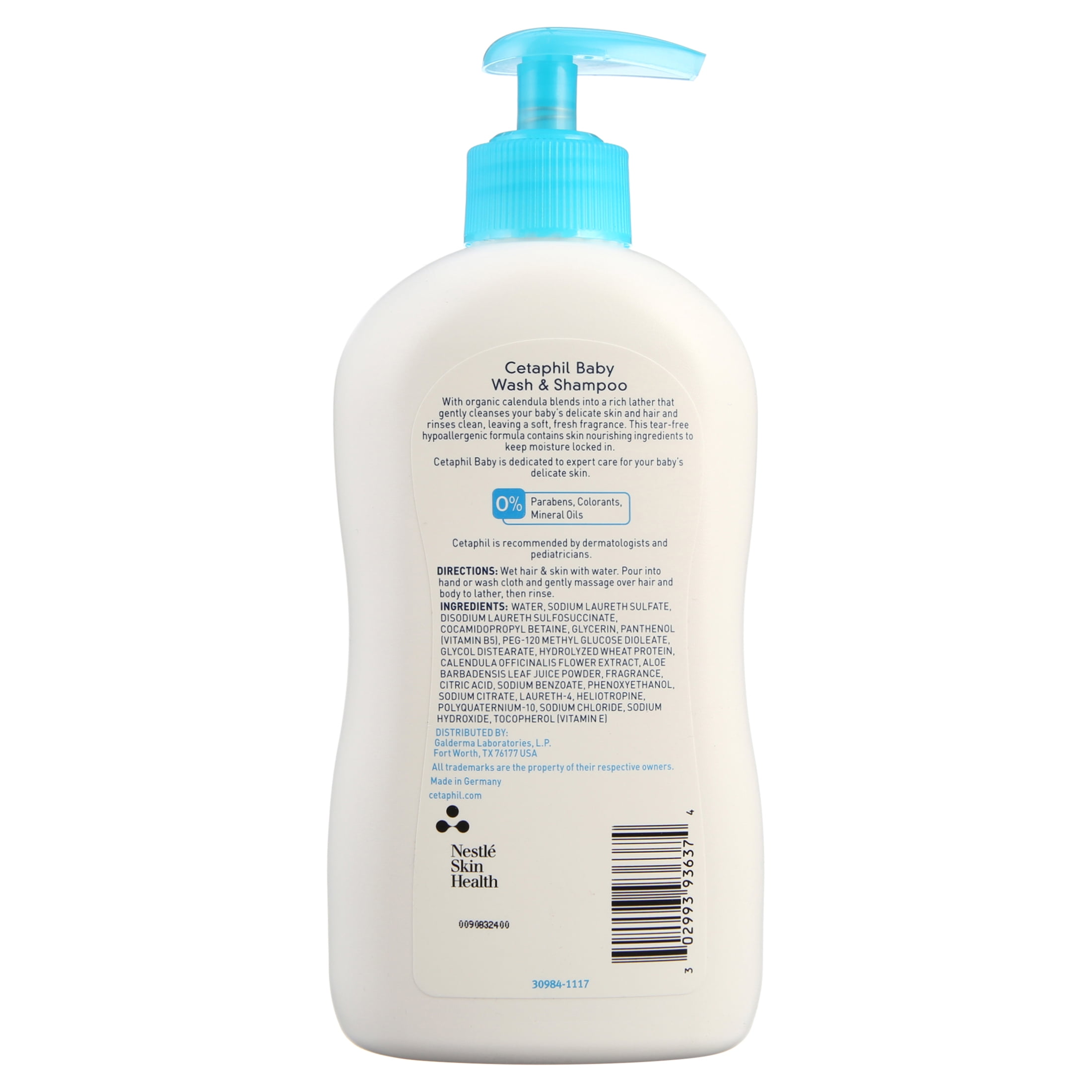 cetaphil baby wash ingredients