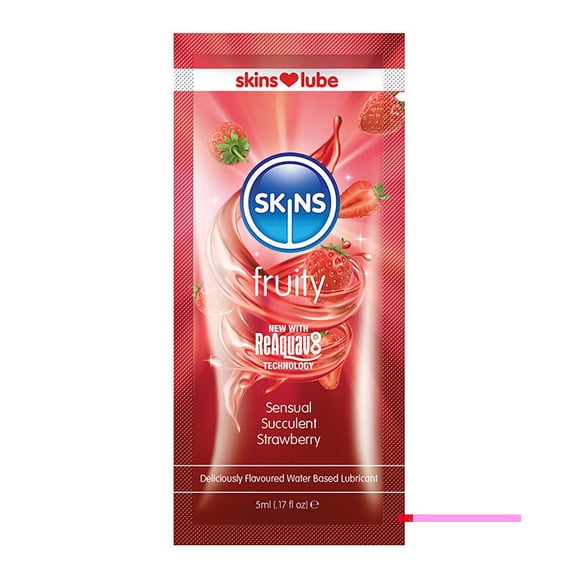 Skins Strawberry Water-Based Lubricant 5 ml