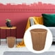 thumbnail image 3 of 1 unidad de contenedor de basura de ratán sintético tejido (beige), 3 of 8
