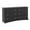 Black, variant on Pemberly Row Contemporary 6 Drawer Dresser in Drifted Gray Finish