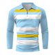 thumbnail image 4 of Tops para hombre Camisas Blusas Elegante Casual Camisas de manga larga Camisa con cuello Impreso Cremallera Cuello vuelto Odeerbi ODB-5, 4 of 5