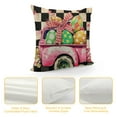 thumbnail image 4 of Shiartex  Easter Pillow Covers Easter Decorations for Spring Farmhouse Pillows Easter Decorative Throw Pillows Buffalo Plaid Bunny Eggs Throw Cushion Case for Home Decor ，Multi-Size, 4 of 5