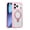 Pink, variant on for iPhone 15 Pro Case with Stand, Built-In 360° Rotation Ring Kickstand, Compatible with MagSafe, Luxury Ultra Slim Drop Protective Lightweight Non-Slip Bumper Frame Phone Cover, Pink