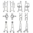 thumbnail image 1 of Xingzhi Durable Front Rear Portal Axle DIY Kit For 1/14 MJX 14210 On-Road Vehicles Silver, 1 of 1
