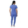 thumbnail image 2 of Adar Pro Modern Athletic Scrub Set For Women - Modern V-Neck Scrub Top & Yoga Jogger Scrub Pants, 2 of 5