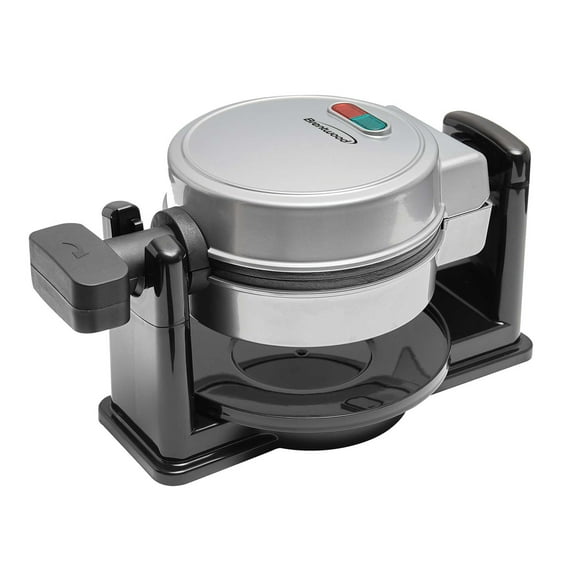 Brentwood TS-231S Electric Belgian Waffle Maker, Silver, TS-231S