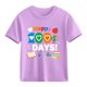thumbnail image 4 of Tops de Manga Corta Linda con Impresión Gráfica Linda para Niños Niños Y Niñas, Camiseta Casual de la Temporada Escolar, Tela Transpirable Suave, 4 of 9