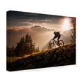 thumbnail image 4 of Sandi Bertoncelj 'Golden Hour Biking' Canvas Art, 4 of 4
