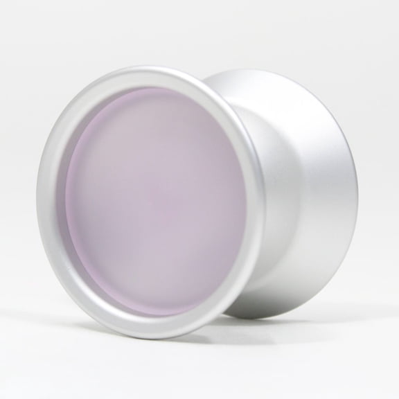 W1LD (Worldwide 1nnovative Leading Design) Shutsujin Yo-Yo - Aluminum Body YoYo with PC Cap (Silver Matte w/Pink Cap)