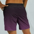 thumbnail image 6 of Xysaqa Mens Swim Trunks Men Big & Tall Casual Summer Gradient Color Beach Shorts with Pockets and Drawstring S-5XL, 6 of 9
