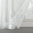 thumbnail image 4 of No. 918 Allerton Embroidered Light Filtering Rod Pocket Kitchen Curtains, 52"x24", 4 of 8