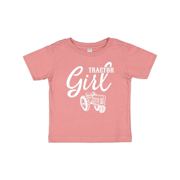 Inktastic Tractor Girl Girls Baby T-Shirt