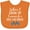 Orange, variant on Inktastic Future Race Car Driver Childs Boys Baby Bib