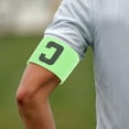 thumbnail image 4 of WHAMVOX 5Pack Captain Bands Soccer Red Durable Quick Switching for Outdoor Team Sports, 4 of 8