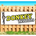 thumbnail image 1 of Donkey Rentals 13 oz Vinyl Banner With Metal Grommets, 1 of 4