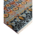 thumbnail image 3 of Ikat One-of-a-Kind Hand-Knotted Area Rug - Blue, 8' 0" x 10' 2", 3 of 9